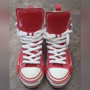Sia Collective Red High-Top Sneakers